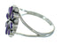 Magenta Turquoise Sterling Silver Southwest Ring Size 4-1/2 YX89870